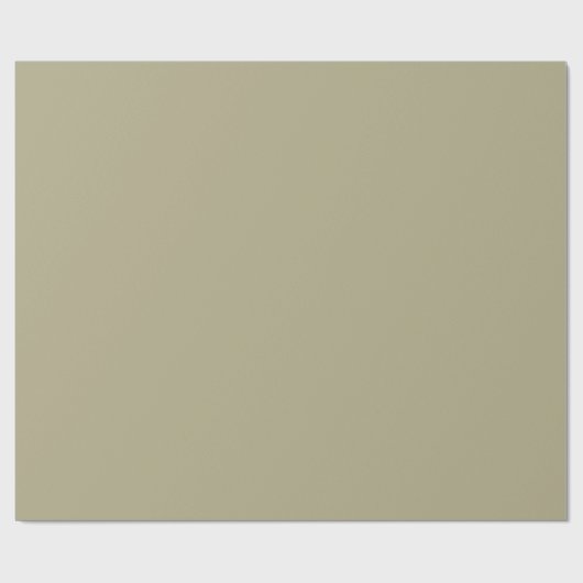 Sage Green Cadeaupapier (Vlak)