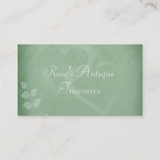 Sage Green  Cadeauwinkel Visitekaartje (Voorkant)