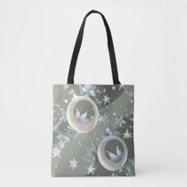 Sage Green Celestial Moon (2) Tote Bag