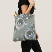 Sage Green Celestial Moon (2) Tote Bag (Dichtbij)