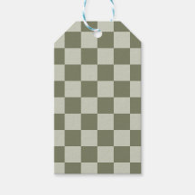 Sage Green Checkerboard
