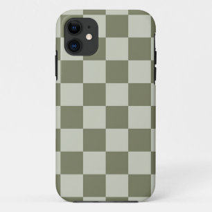 Sage Green Checkerboard Case-Mate iPhone Case