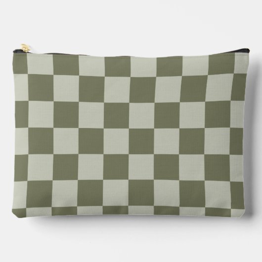 Sage Green Checkerboard Etui (Voorkant)