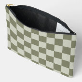 Sage Green Checkerboard Etui (Open)