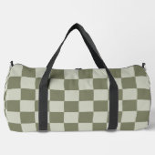 Sage Green Checkerboard Plunjezak (Voorkant)