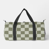 Sage Green Checkerboard Plunjezak (Voorkant)