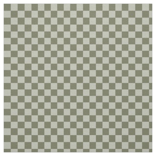 Sage Green Checkerboard Stof (Swatch)