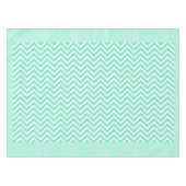 Sage Green Chevron Striped Tablecloths Tafelkleed (Voorkant (Horizontaal))