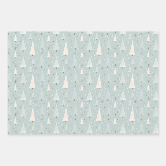 Sage Green Christmas Wrapping Paper (Voorkant)