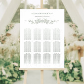 Sage Green Classy Franse Victoriaans Trouwstoelen Poster