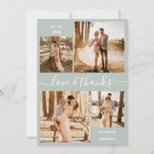 Sage Green Collage Wedding van Liefde en Bedankt