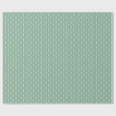 Sage Green Color Watercolor Pattern Cadeaupapier (Vlak)
