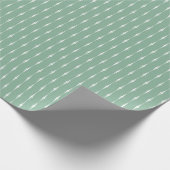 Sage Green Color Watercolor Pattern Cadeaupapier (Hoek)