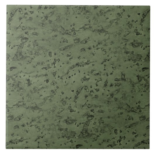 Sage Green Cork look Wood Graan Tegeltje (Voorkant)