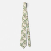 SAGE GREEN CREAM BOTANICAL EUCALYPTUS MANNEN STROP STROPDAS (Voorkant)