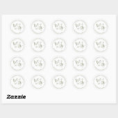 Sage Green Cream Wij doen Wedding Envelope Seals Ronde Sticker (Vel)