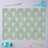 Sage Green, crème, kunstdecopatroon, , bijtend, Tissuepapier (Craft)