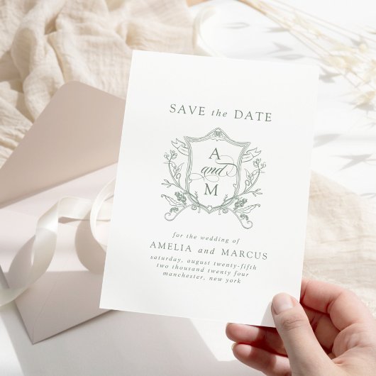 Sage Green  Crest Sla de datum op Kaart