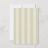 Sage Green Crest Wedding Save The Date (Achterkant)