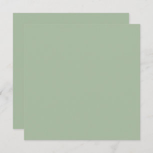 Sage Green Custom Branded Bedankkaart