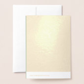 Sage Green Custom Branded Folie Kaarten (Met envelop)