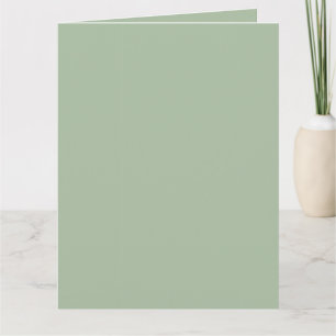 Sage Green Custom Branded Kaart