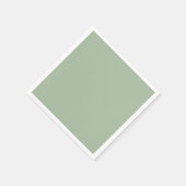 Sage Green Custom Branded Servet (Hoek)