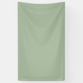 Sage Green Custom Branded Spandoek (Verticaal)