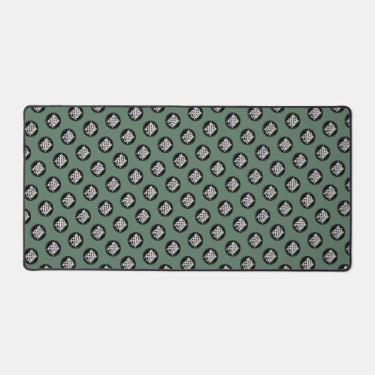 Sage Green Custom Business Logo Patroon Bureaumat (Voorkant)