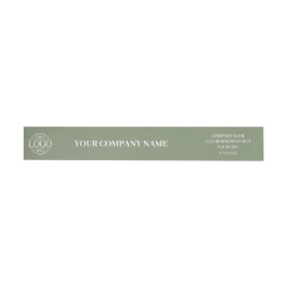 Sage Green Custom Simple Business Logo Branded