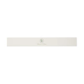 Sage Green Custom Wedding Belly Band Uitnodigingen Wikkel (Vlak)
