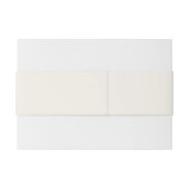 Sage Green Custom Wedding Belly Band Uitnodigingen Wikkel (Achterkant Voorbeeld)