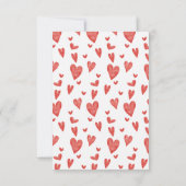 Sage Green Cute Beer Waterverf Heart Baby shower Bedankkaart (Achterkant)