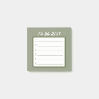 Sage green Cute om Post-it opmerkingen te maken Post-it® Notes