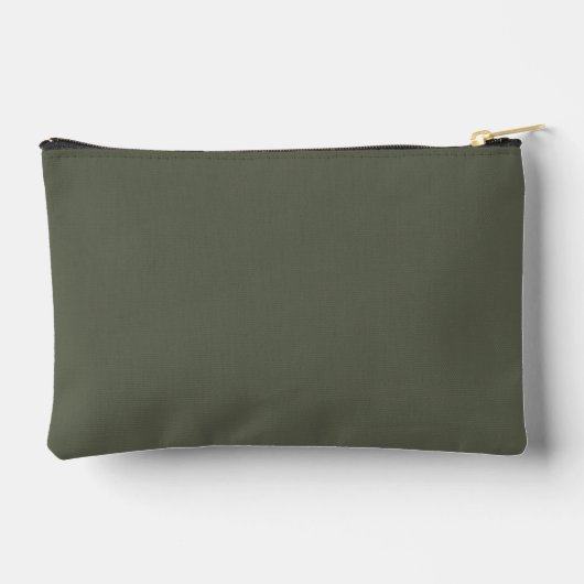 Sage Green Daisy Bloemen Minimal Etui (Achterkant)