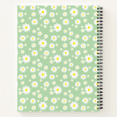 Sage Green Daisy Print Compositie Notitieboek (Achterkant)