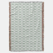 Sage Green Damask Deken (Voorkant Verticaal)