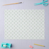 Sage Green Damask Patroon ontkoppelen Tissuepapier (Craft)