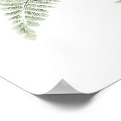 Sage Green Decor Fern Leaf Print nr. 5 (Hoek)