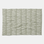 Sage Green Decor met Fern Print Theedoek (Horizontaal)