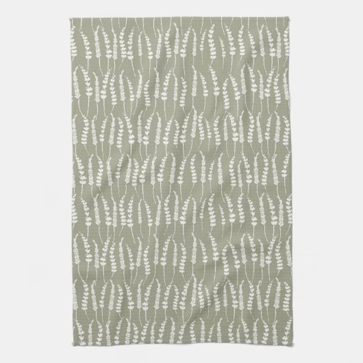 Sage Green Decor met Fern Print Theedoek (Verticaal)