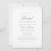 Sage Green Diamonds Modern Luxury Vrijgezellenfees Kaart (Voorkant)