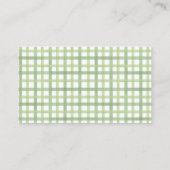 Sage Green Diaper Raffle Card | Baby Shower Insert Informatiekaartje (Achterkant)