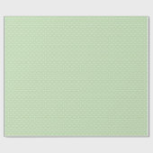 Sage Green Dotted Line Pattern for Baby Shower, Cadeaupapier (Vlak)