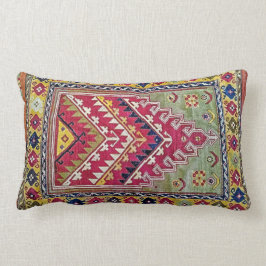 Sage Green Dusty Roos Oosterse Gebedskleed Ontwerp Kussen