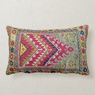 Sage Green Dusty Roos Oosterse Gebedskleed Ontwerp Kussen