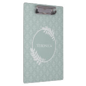Sage Green Elegant Damask Klembord (Rechts)