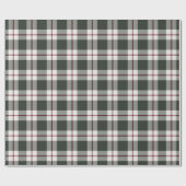 Sage Green en Berry Red Pset met kerstfeestdag Cadeaupapier (Vlak)