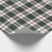 Sage Green en Berry Red Pset met kerstfeestdag Cadeaupapier (Hoek)