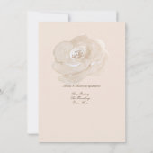 Sage Green en Blush Couples Wedding Shower Kaart (Achterkant)